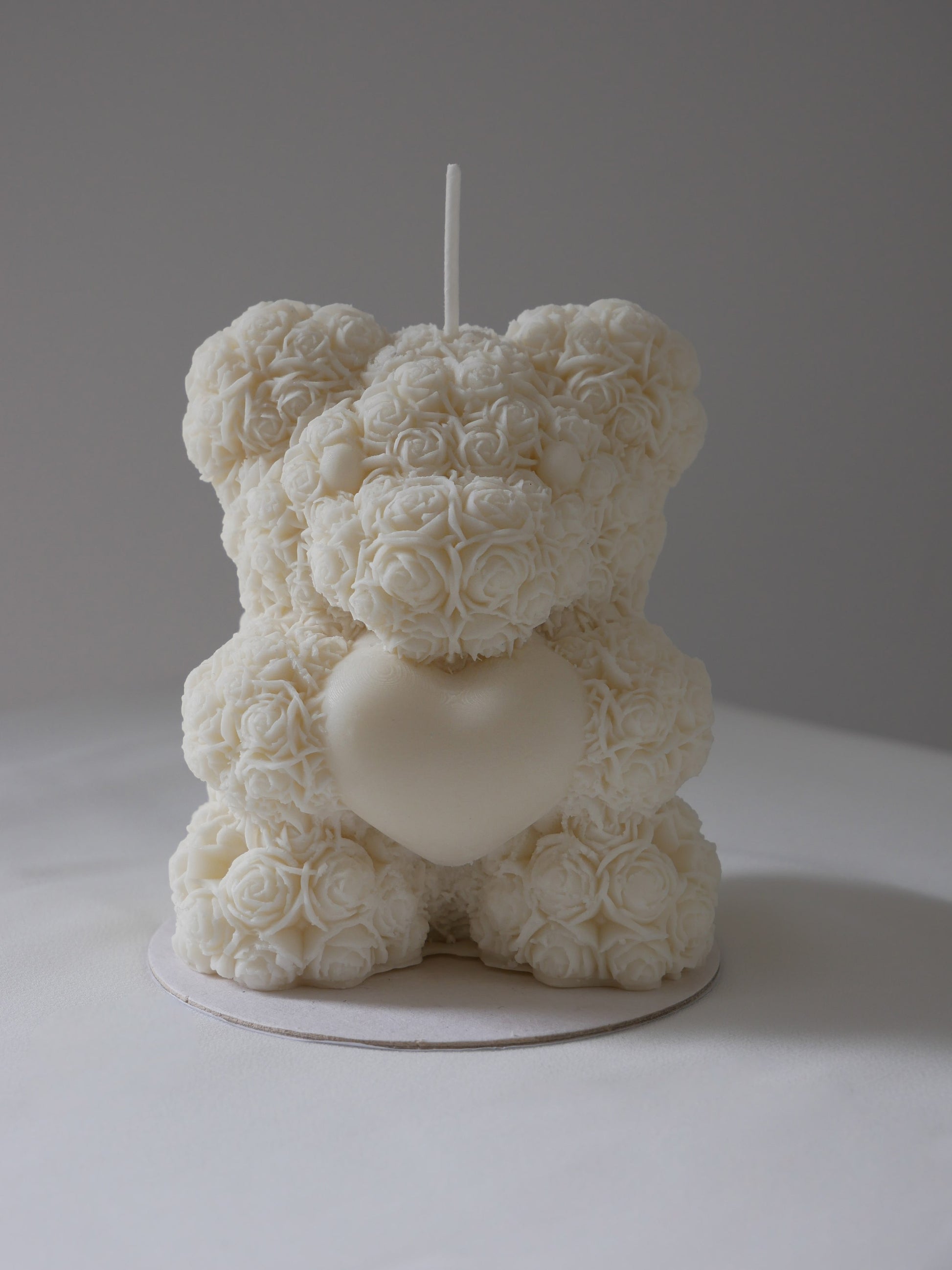 picture of rose bear organic soy candle